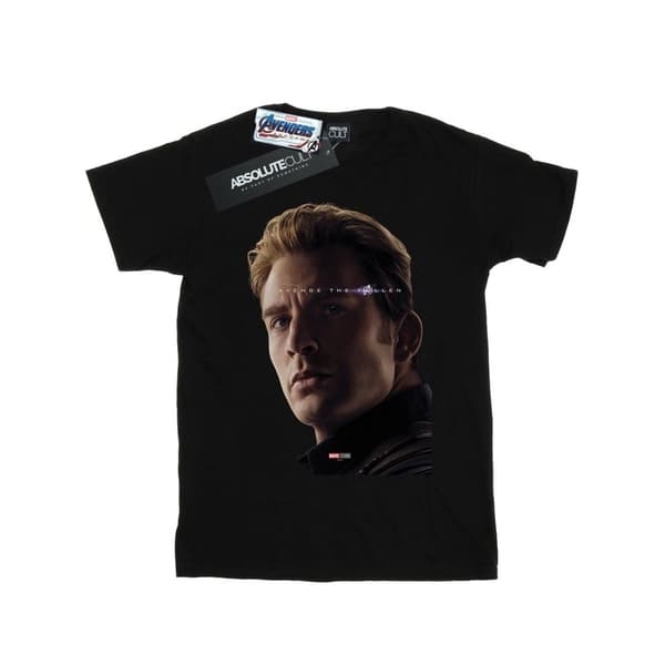 Marvel Boys Avengers Endgame Avenge The Fallen Captain America T-Shirt Black 5-6 Years
