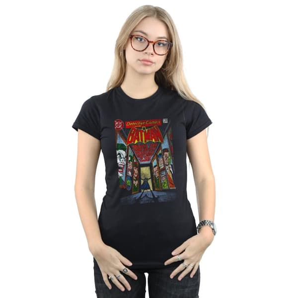 DC Comics Womens/Ladies Batman Rogues Gallery Cover Cotton T-Shirt