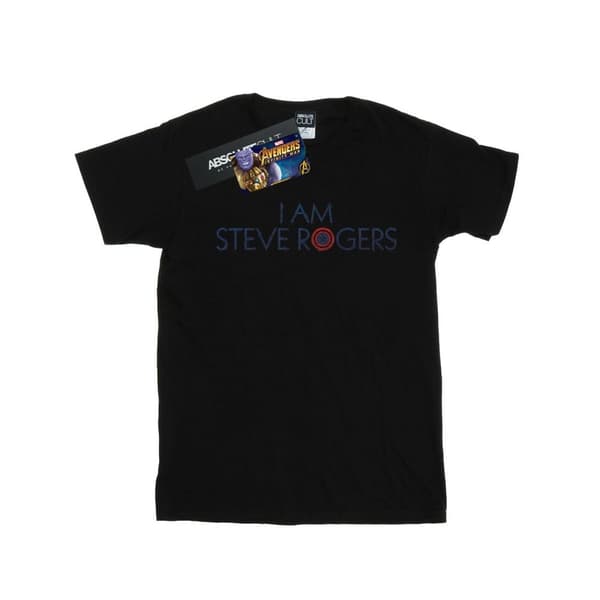 Marvel Mens Avengers Infinity War I Am Steve Rogers T-shirt
