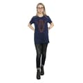 Pikkukuva 4 / 5: Marvel Womens/Ladies Black Panther Tribal Heads Cotton Boyfriend T-Shirt