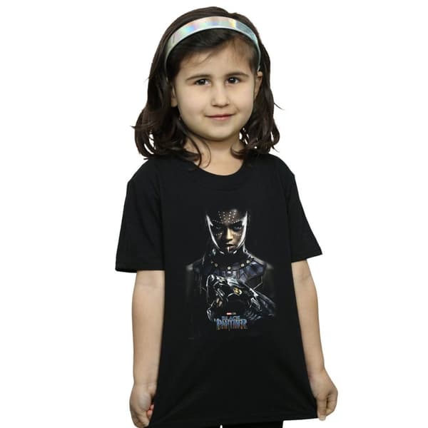 Marvel Girls Black Panther Shuri Poster Cotton T-Shirt