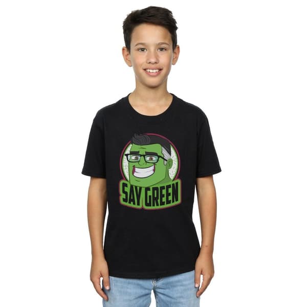 Marvel Pojkar Avengers Endgame Hulk Say Grön T-shirt