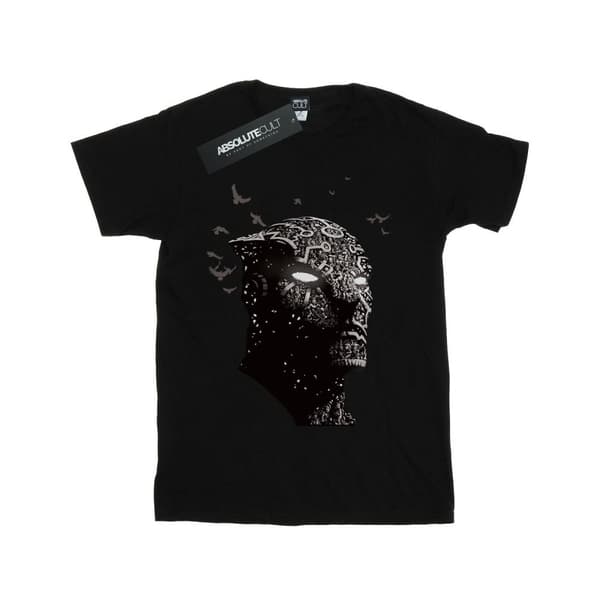 Marvel Womens/Ladies Black Panther Tribe Mask Cotton Boyfriend T-Shirt Black XL