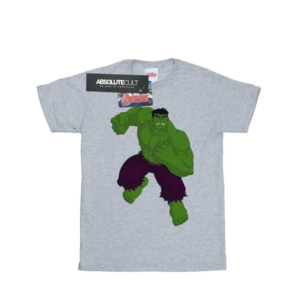 Marvel Girls Hulk Simple Cotton T-Shirt