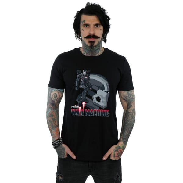 Marvel Mens Avengers Infinity War War Machine Character T-shirt