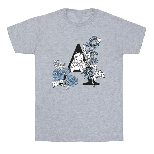 Disney Boys Alice In Wonderland Letter A T-Shirt