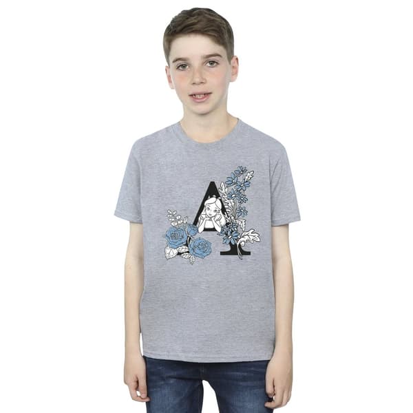 Disney Boys Alice In Wonderland Letter A T-Shirt