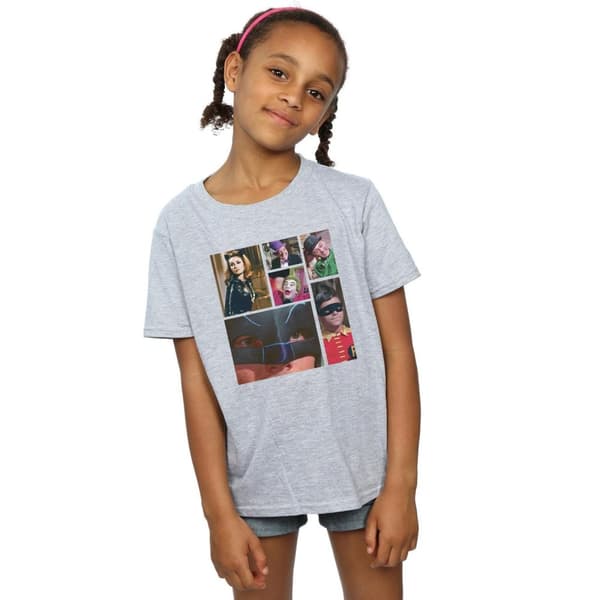 DC Comics T-shirt i bomull med klassfoto från TV-serien Batman för flickor
