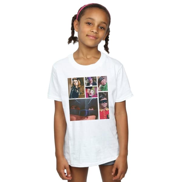 DC Comics T-shirt i bomull med klassfoto från TV-serien Batman för flickor