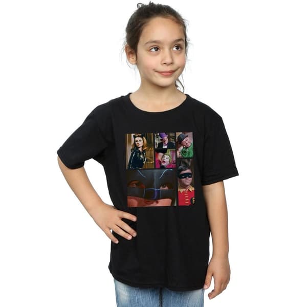 DC Comics T-shirt i bomull med klassfoto från TV-serien Batman för flickor