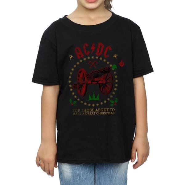 AC/DC Girls Christmas For Those Cotton T-Shirt