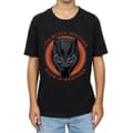 Miniatyrbild 3 av 5: Marvel Black Panther Made in Wakanda - röd t-shirt för pojkar