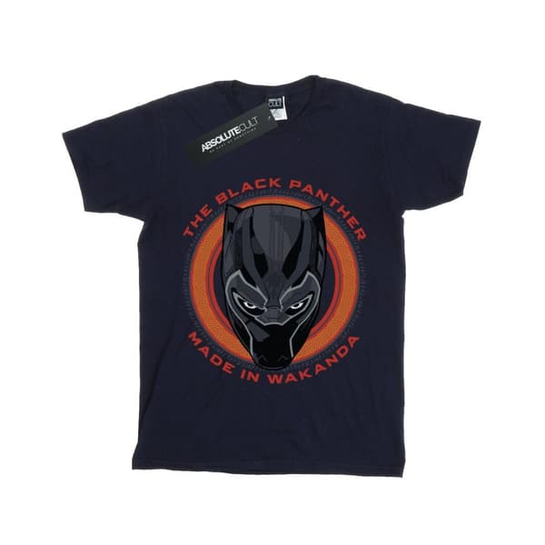 Marvel Black Panther Made in Wakanda - röd t-shirt för pojkar