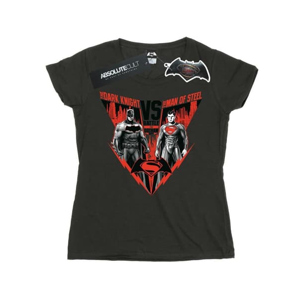 DC Comics Dam/dam Batman v Superman Battle T-shirt i bomull