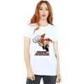 Miniatyrbild 2 av 3: Marvel Dam/Tjej Thor The Mighty Avenger - Boyfriend-t-shirt i bomull