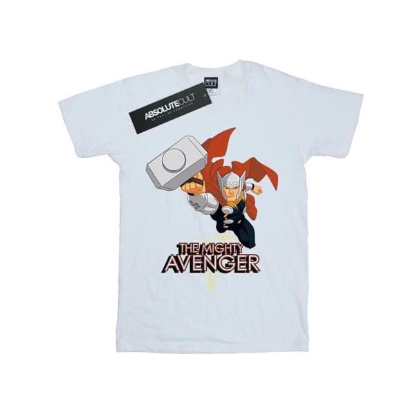 Marvel Dam/Tjej Thor The Mighty Avenger - Boyfriend-t-shirt i bomull