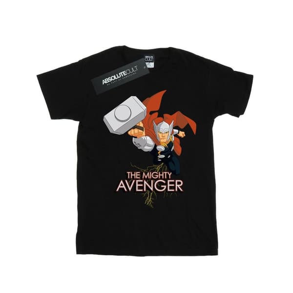 Marvel Dam/Tjej Thor The Mighty Avenger - Boyfriend-t-shirt i bomull