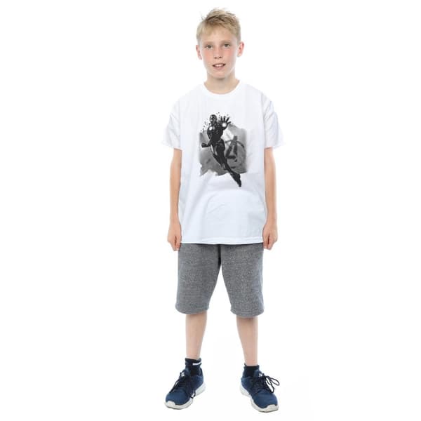 Marvel Boys Avengers Iron Man Monotone T-Shirt