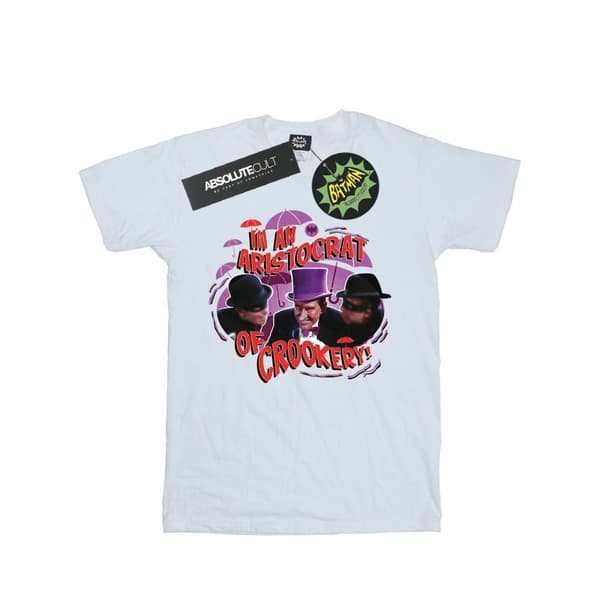 DC Comics T-shirt i bomull från Batman TV Series The Penguin Aristocrat för flickor
