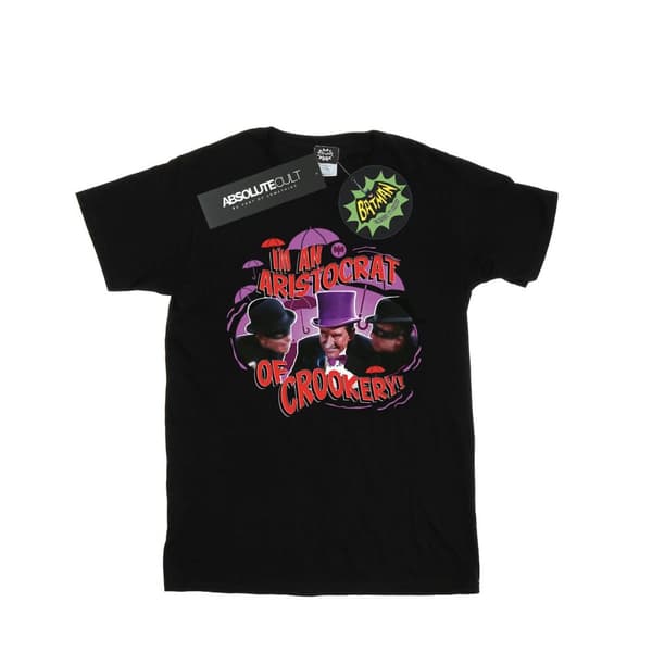 DC Comics T-shirt i bomull från Batman TV Series The Penguin Aristocrat för flickor