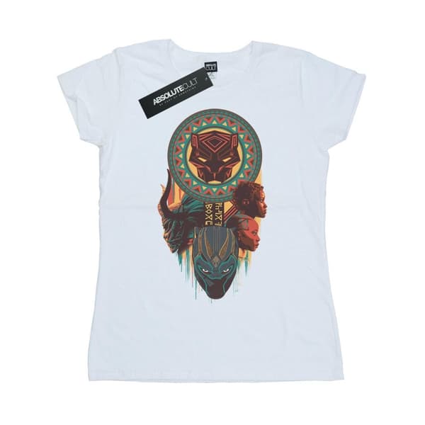 Marvel Womens/Ladies Black Panther Totem Cotton T-Shirt