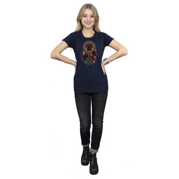 Marvel Womens/Ladies Black Panther Totem Cotton T-Shirt