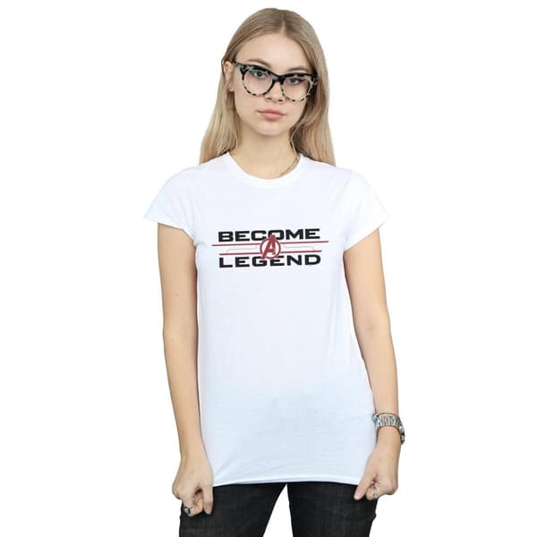 Marvel Womens/Ladies Avengers Endgame Become A Legend Cotton T-Shirt