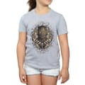 Miniatyrbild 3 av 5: Marvel Black Panther Gold Killmonger bomulls-T-shirt för flickor