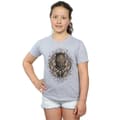 Miniatyrbild 2 av 5: Marvel Black Panther Gold Killmonger bomulls-T-shirt för flickor