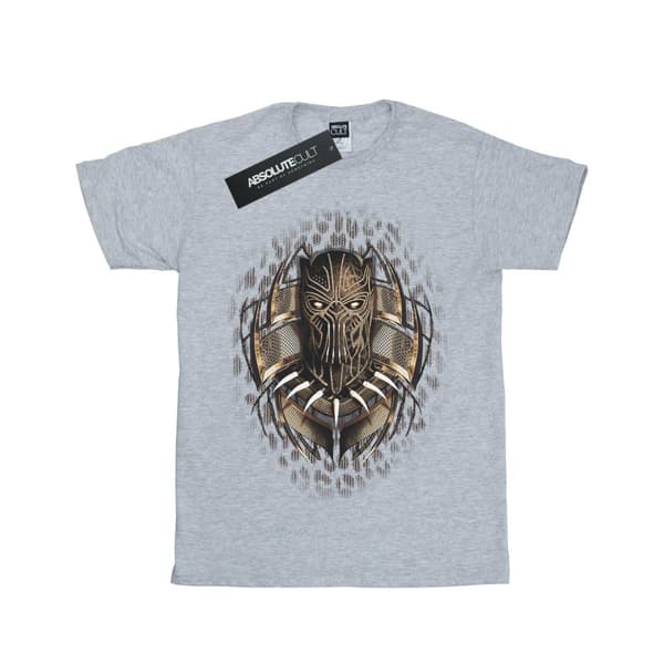 Marvel Black Panther Gold Killmonger bomulls-T-shirt för flickor