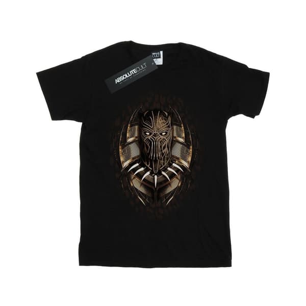 Marvel Black Panther Gold Killmonger bomulls-T-shirt för flickor