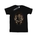 Miniatyrbild 1 av 5: Marvel Black Panther Gold Killmonger bomulls-T-shirt för flickor