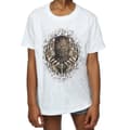 Miniatyrbild 3 av 5: Marvel Black Panther Gold Killmonger bomulls-T-shirt för flickor