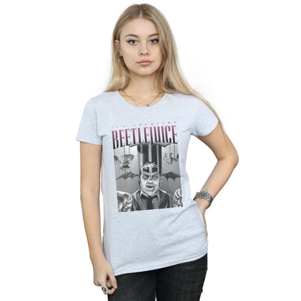 Beetlejuice Womens/Ladies Circus Homage Cotton T-Shirt