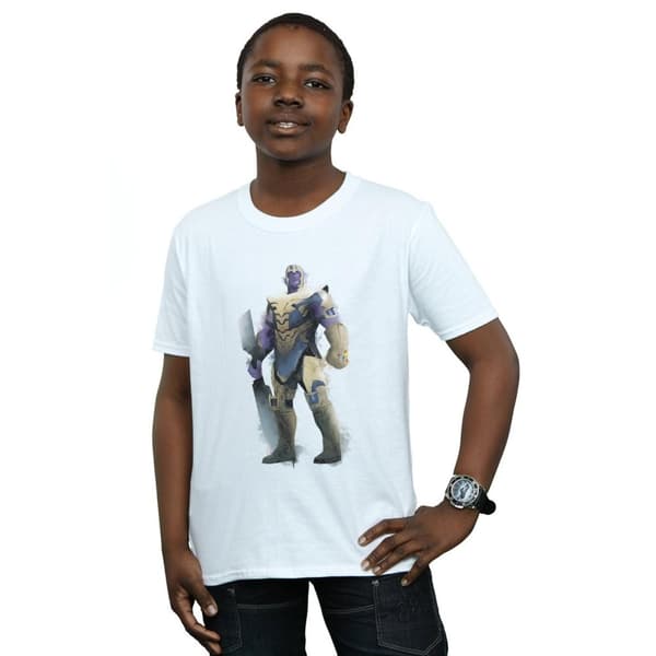 Marvel Boys Avengers Endgame Painted Thanos T-Shirt