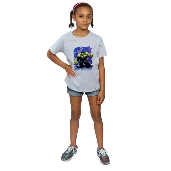 Marvel Girls Hulk Halloween Spooky Forest T-shirt i bomull
