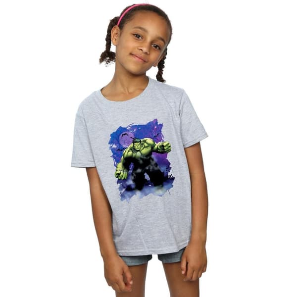Marvel Girls Hulk Halloween Spooky Forest T-shirt i bomull