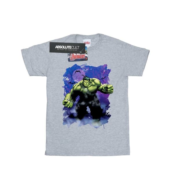 Marvel Girls Hulk Halloween Spooky Forest T-shirt i bomull