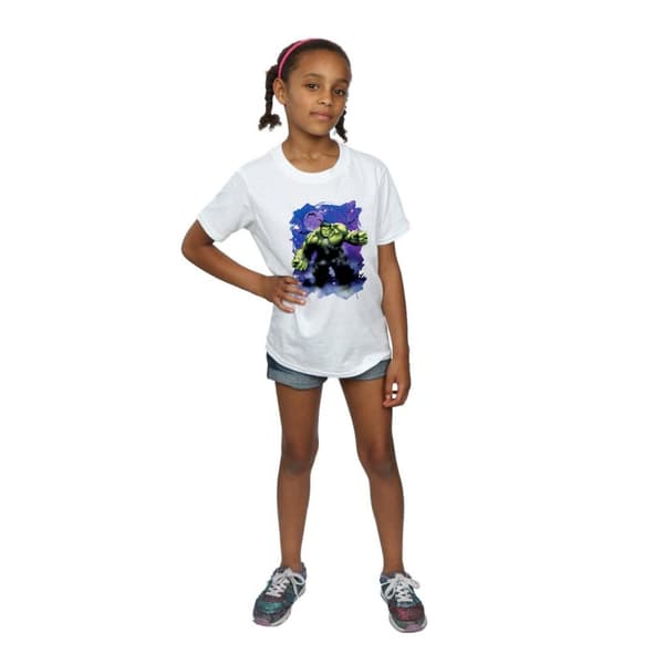 Marvel Girls Hulk Halloween Spooky Forest T-shirt i bomull