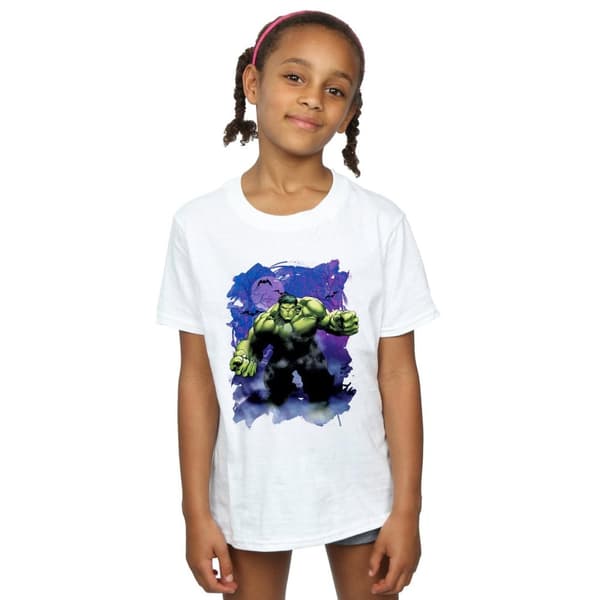Marvel Girls Hulk Halloween Spooky Forest T-shirt i bomull