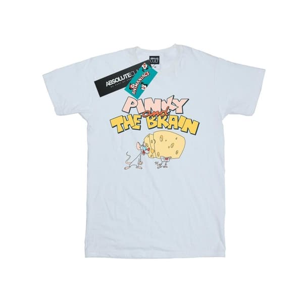 Animaniacs Boys Pinky And The Brain Cheese Head T-Shirt