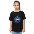 Miniatyrbillede 2 af 3: Marvel Girls Avengers Endgame Glowing Logo Cotton T-Shirt