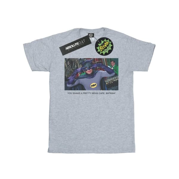 DC Comics T-shirt i bomull för flickor - Batman TV Series Mean Cape