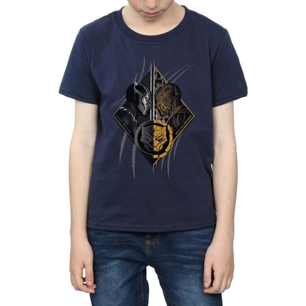 Marvel Black Panther Vs Killmonger T-shirt för pojkar