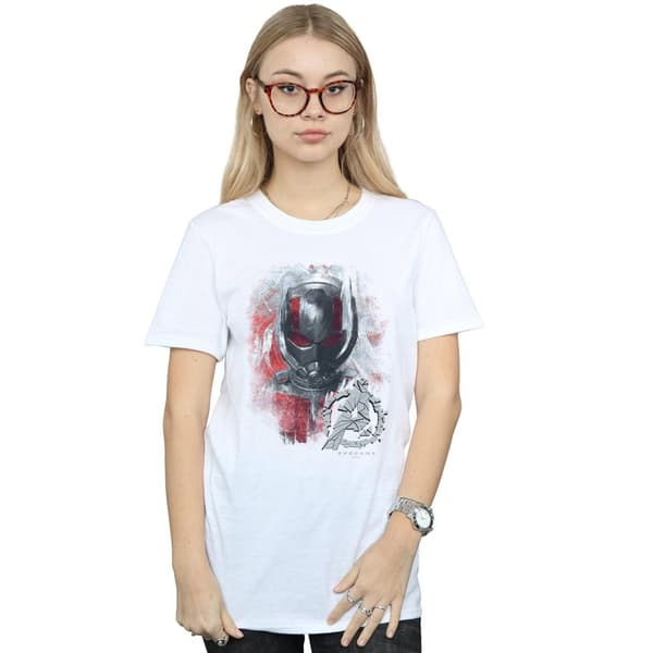 Marvel Womens/Ladies Avengers Endgame Ant-Man Brushed Cotton Boyfriend T-Shirt