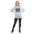 Miniatyrbilde 4 av 5: Marvel Womens/Ladies Black Panther Worded Emblem Cotton Boyfriend T-Shirt