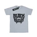 Miniatyrbilde 1 av 5: Marvel Womens/Ladies Black Panther Worded Emblem Cotton Boyfriend T-Shirt
