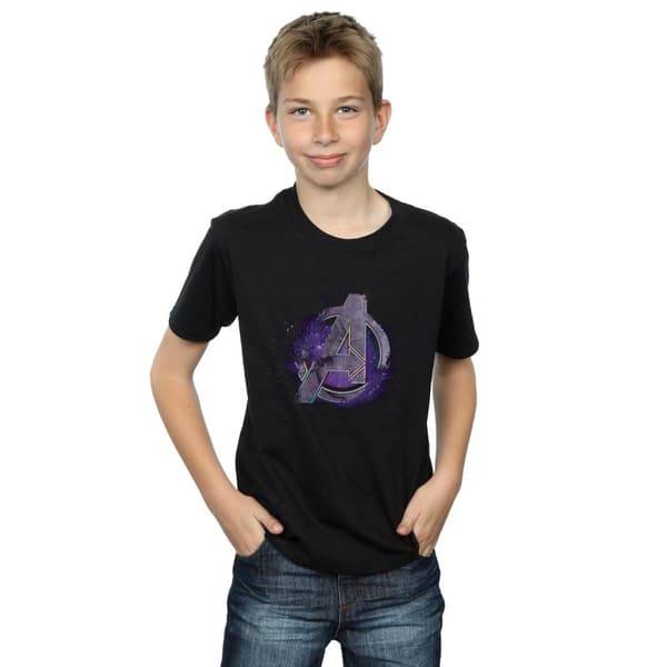 Marvel Pojkar Avengers Endgame T-shirt med rymdlogga