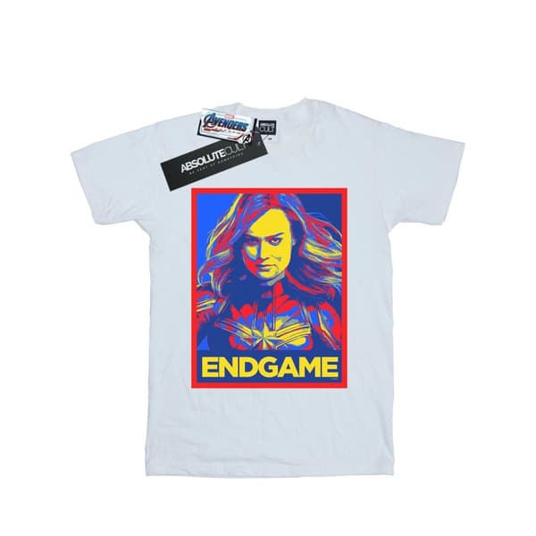 Marvel Boys Avengers Endgame Captain Marvel Poster T-Shirt