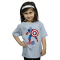 Miniatyrbild 2 av 3: Marvel T-shirt i bomull för flickor med Captain America The First Avenger